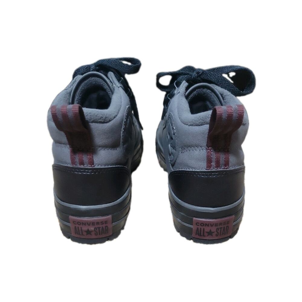 Converse All Star TECTUFF Shoes M Sz 8/W Sz 10 Gray Faux Fleece Lined Sneakers - Picture 4 of 11